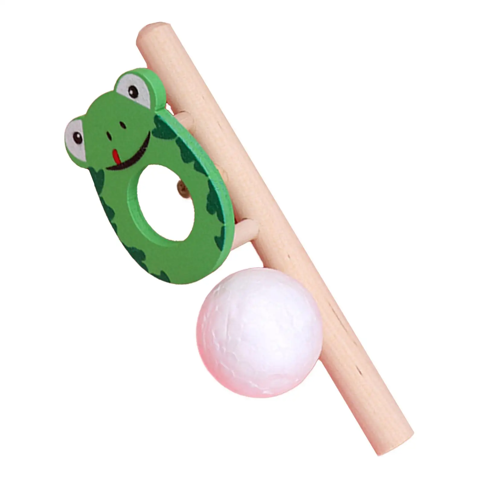 Floating Blow Pipe Balls Game Toy Wooden Blowing Ball Toy Interactive Unique Educational Toys for Adults Boys Girls Toddlers