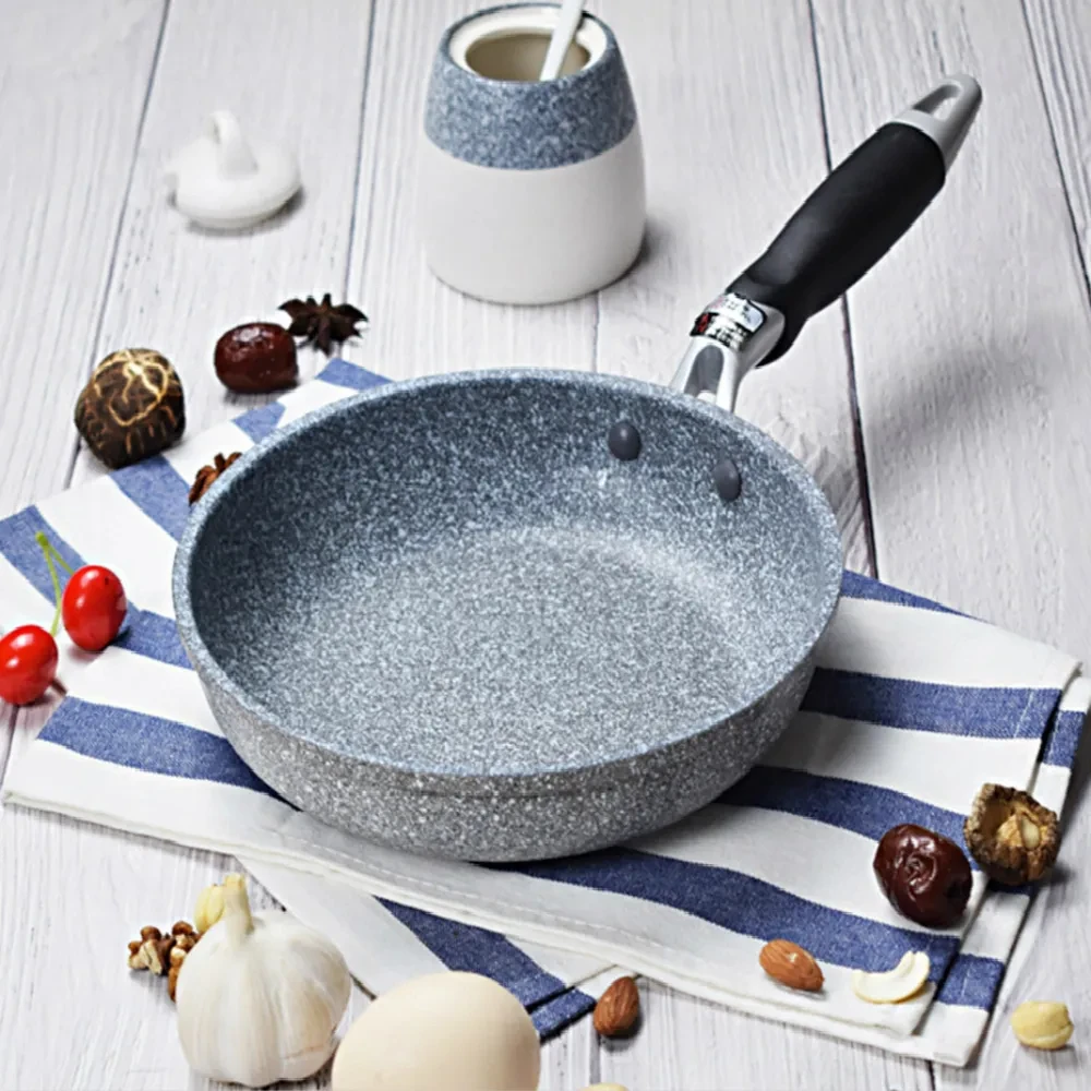 

Durable Stone Frying Pan28/26/24/20cm Wok Non-stick Pan Skillet Cauldron Induction Cooker Pans Pancake Egg Gas Stove Home