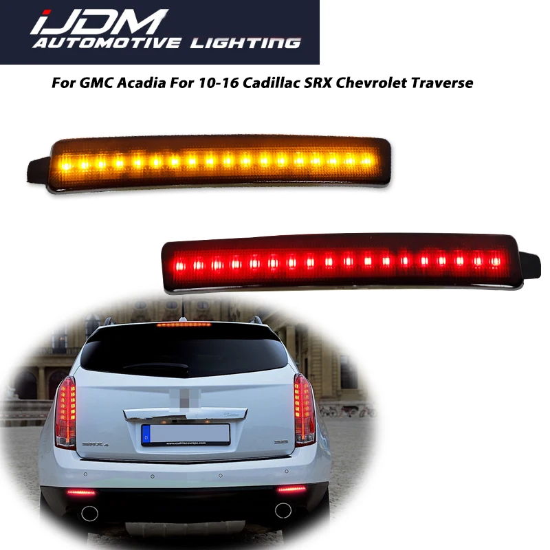 For Cadillac SRX, For Chevrolet Traverse, For GMC Acadia Denali, Acadia SL, Acadia, Saturn Outlook Rear Bumper Reflector Lights