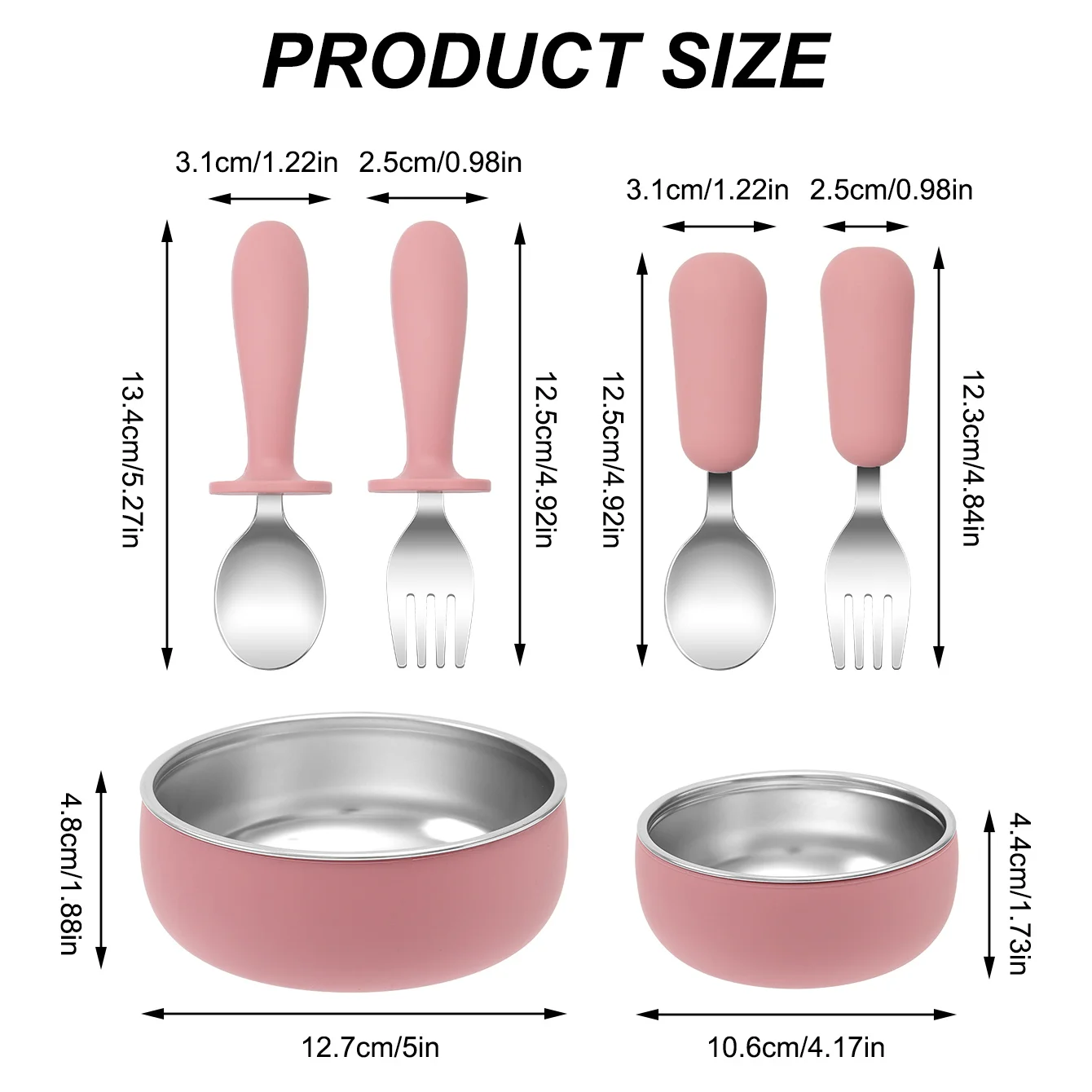 Рисунок 5 - набор для кормления детей из нержавеющей