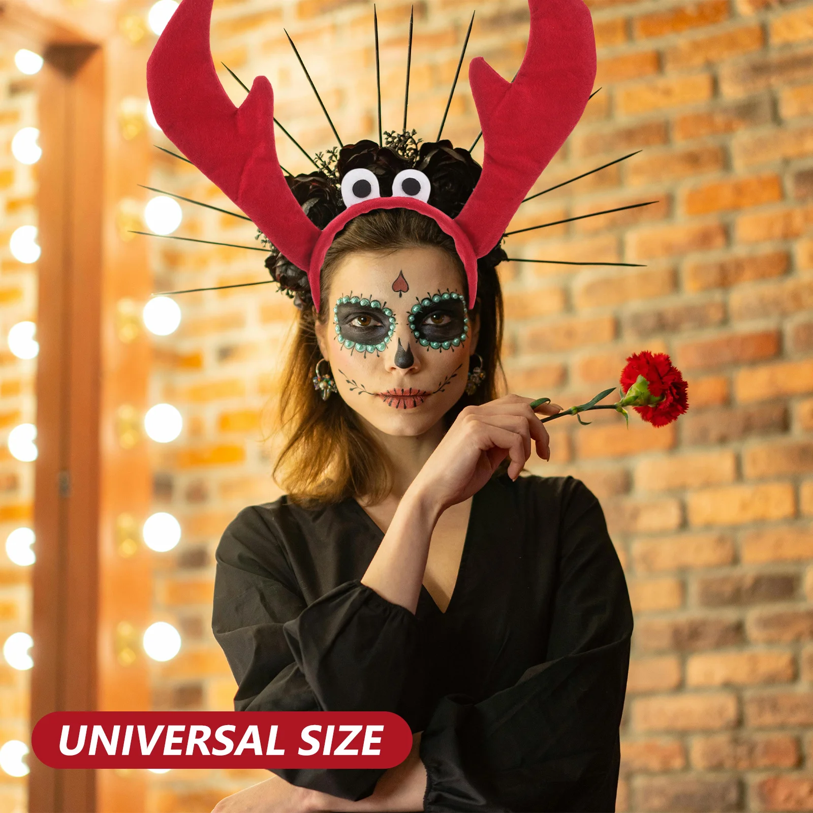 Cute Crab Headband Lobster Costume Accessory for Halloween Cosplay Parties Performances Women Hair Accessories