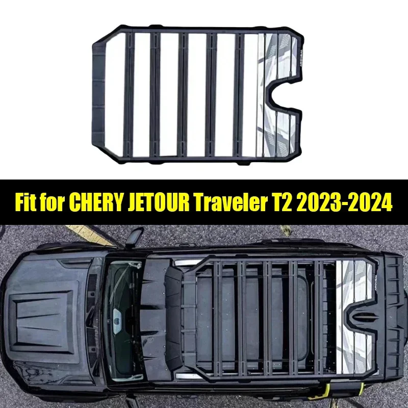 

New! Car Roof Rack Suitable for CHERY Jetour Traveller T2 2023 2024 Explorer Series Platform Luggage Rack Auto Exterior Trim Par