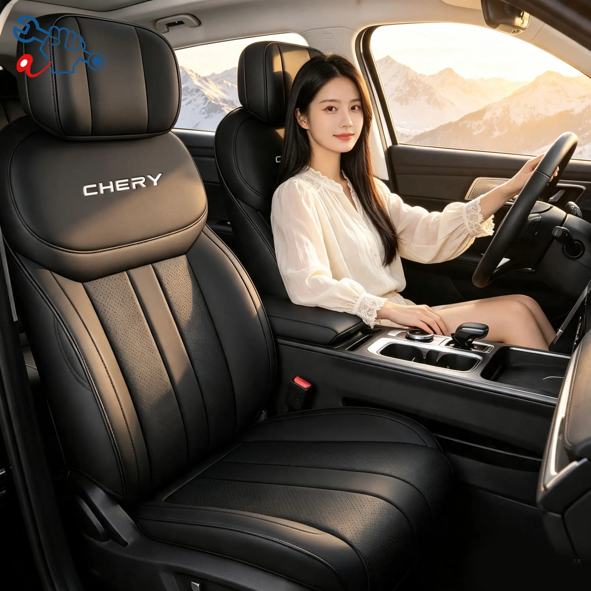 Left‑Drive Car Seat Cover For Chery Explore 06 Jaecoo J7 2023‑2026 All‑Weather Auto Seat Cushion Modified Interior Full Surround
