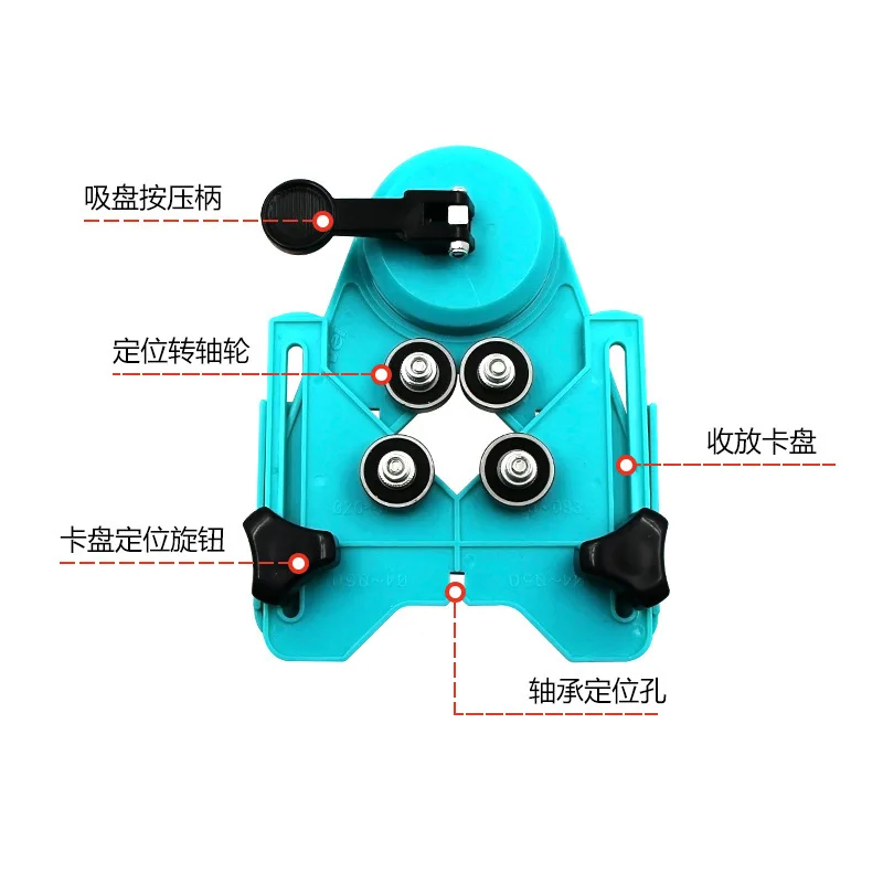 Glass Brick Punch Marble Tile Punch Positioner Holder Drill Positioner Tile Chamfer