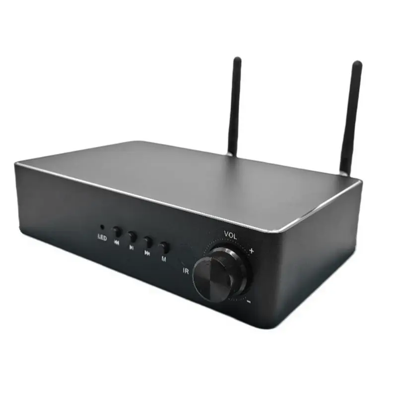 

Цифровой усилитель BNVN, умный усилитель Bluetooth 5.0 Hifi 60Wx2 ESS9023 для дома, вилка стандарта США