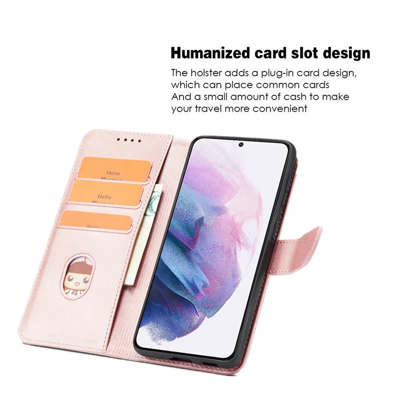 Luxury Leather Case for Samsung Galaxy A13 A33 A53 A73 A52 Note 9 10 20 S22 S21 S20 Plus Ultra FE Wallet Phone Bags Flip Cover