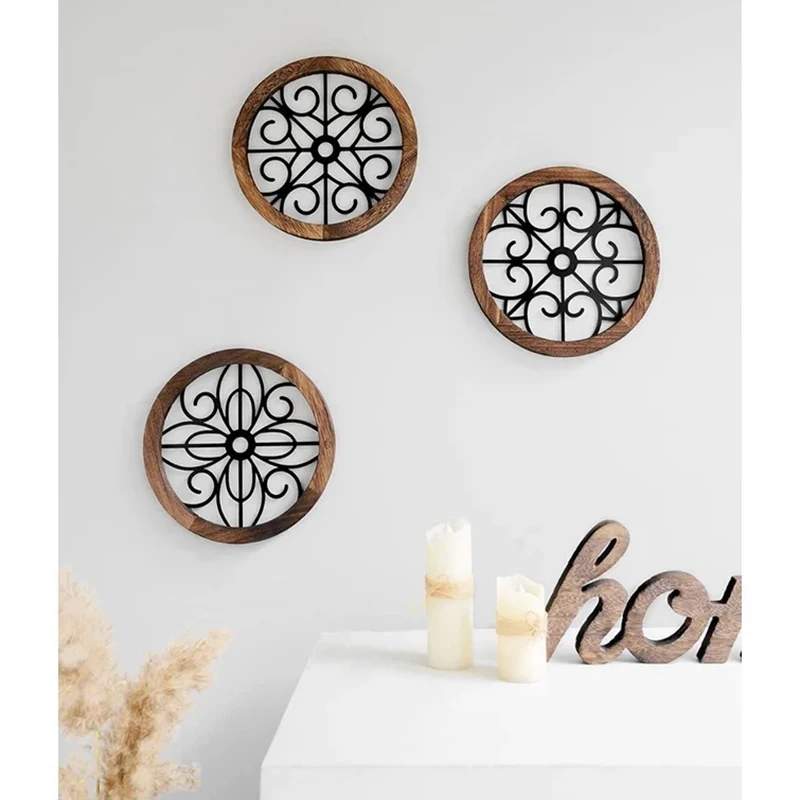 Arcylic Wall Art Home Decor Flower Of Life Energy Mat Decorative Boards Crafts Slice Wood Base Coasters Sacred Geometry Ornament