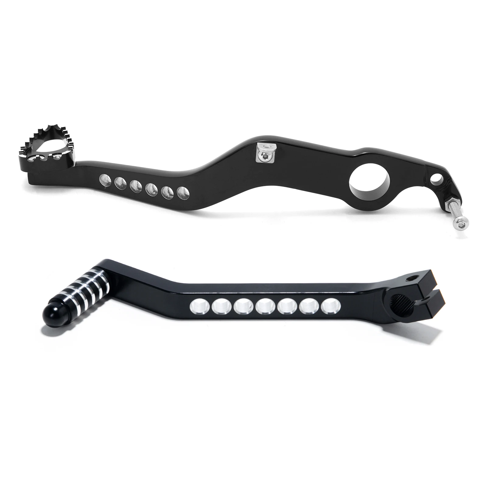For Raptor 700 YFM700 06 07 08 09 10 11 12 13 14 15 16 17 18 19 20 21 22 23 Shifter Shift Lever Pedal + Rear Brake Pedal Forged