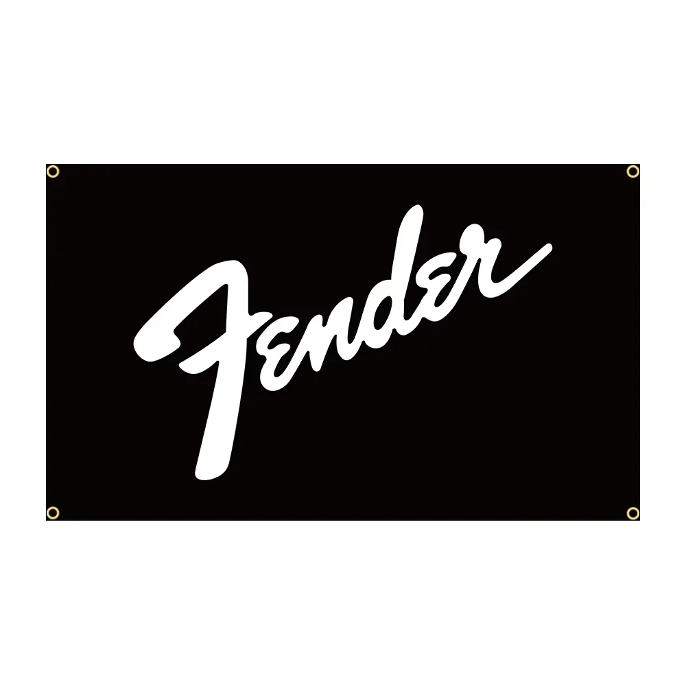 60x90cm 90x150cm F-Fenders Guitar Flag Polyester Printed Guitar Banner Tapestry For Home Room Decor
