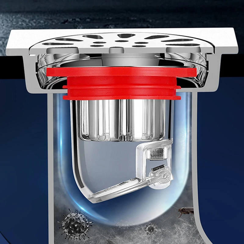 1PC Keuken Badkamer Wc Riool Geurbestendig Afvoerputje Kern Siliconen Douche Afvoerputje Plug Insect Proof Haarspeld Plug