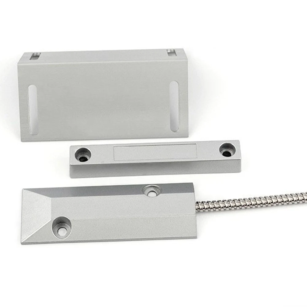 Wired Magnetic Garage Door Sensor gate opening alarm With Bracket garage door opening sensor For Residential Overhead Doors