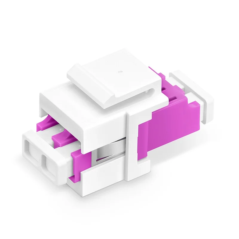 ADOP for LC/UPC to LC/UPC SC-SC ST-ST Duplex OM4 Multimode Fiber Keystone Jack
