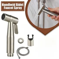 Towayer Protable Bidet Toilet Sprayer Stainless Steel Handheld Bidet Faucet Spray Home Bathroom Shower Head Cleaning Accessories