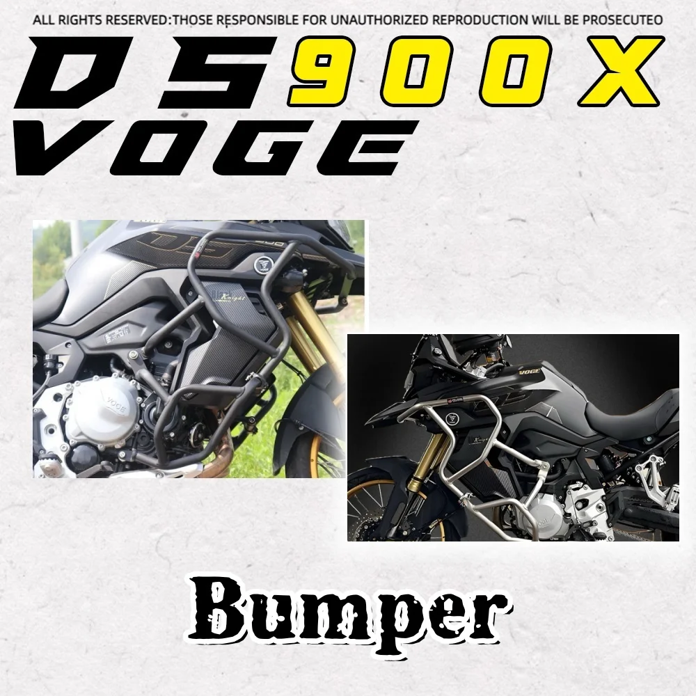 

For Loncin VOGE DS900x bumper large surround bumper anti-fall bar three-box bumper for VOGE DS900x