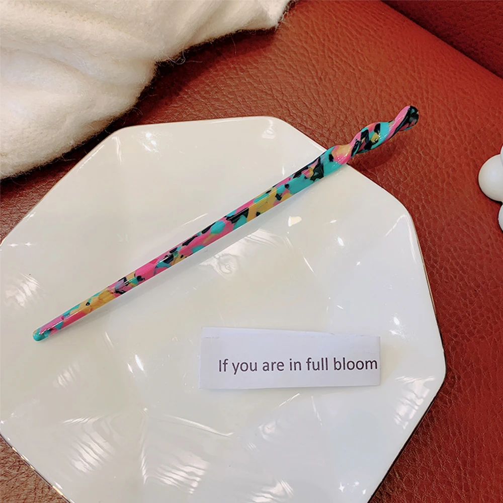 

Женские заколки для волос в корейском винтажном стиле с мраморным узором, 1 шт.