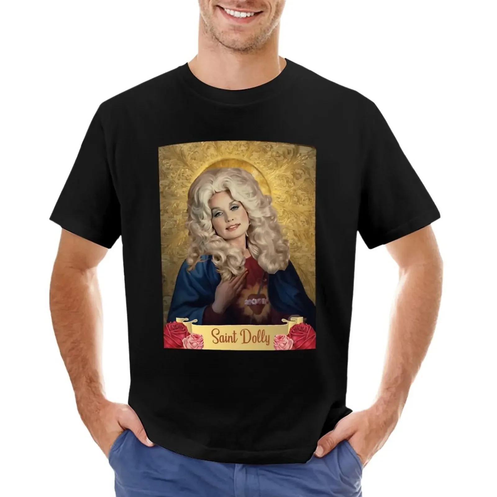 Classic Saint Parton Limited Edition Saint Dolly Retro Style T-Shirt Aesthetic clothing customizeds t shirts for men pack