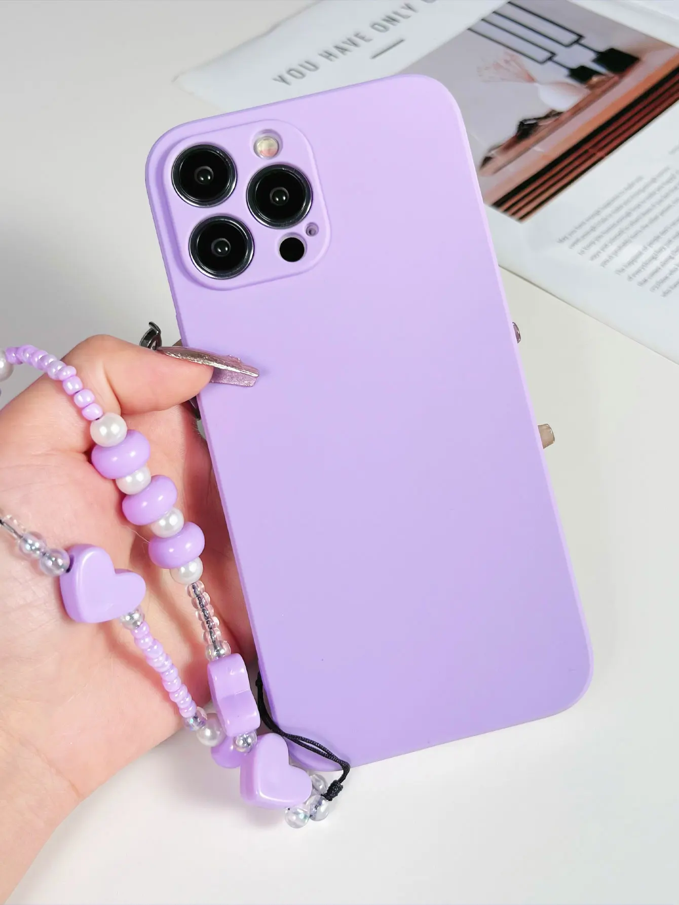 Luxury Liquid Silicone Beaded Love Phone Case For Samsung Galaxy S25 S24 S23 S23 S22 S21 S20 S10 S10+ BackCover