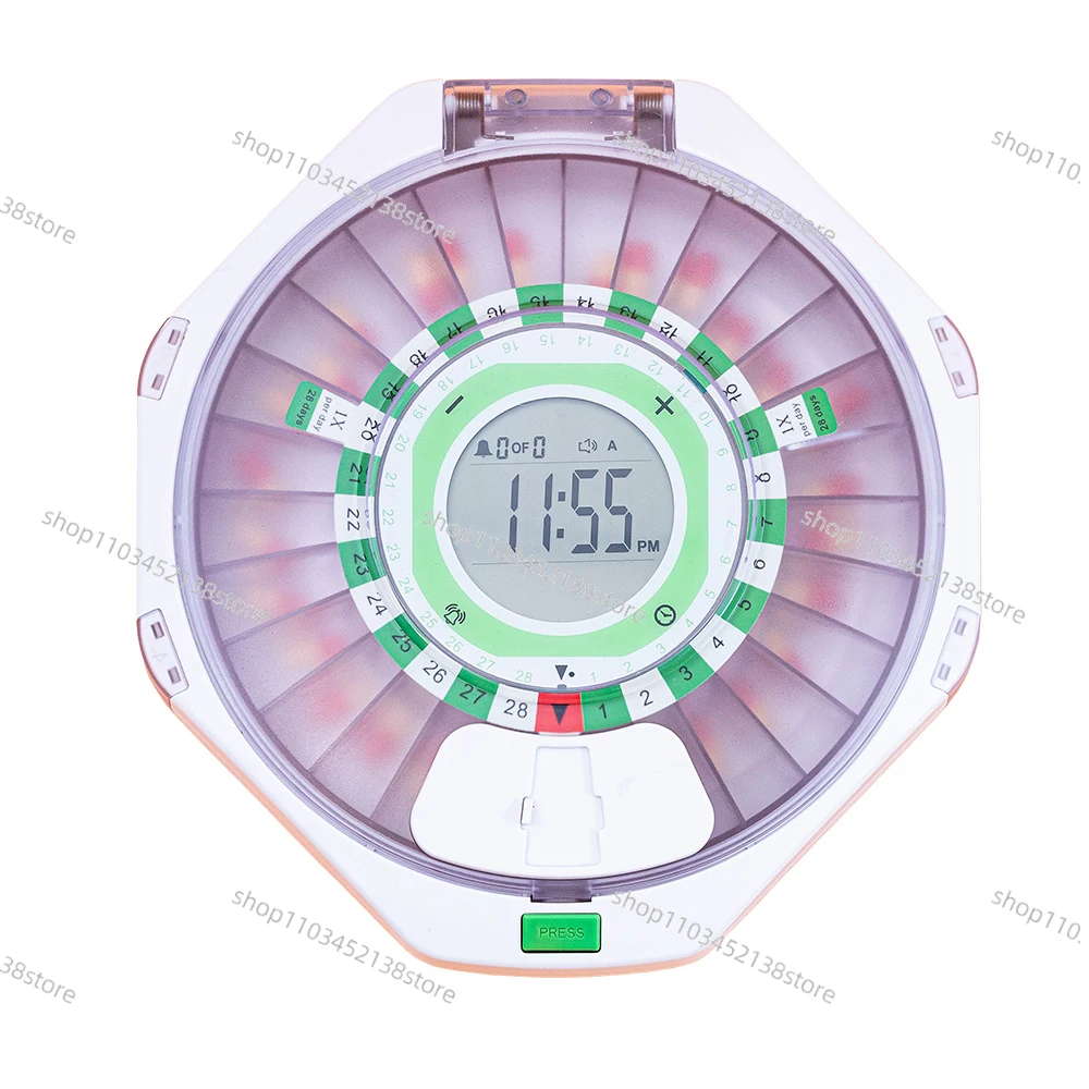 Smart Pill Dispenser Pill Box Organizer with Automatic Locking and Timing Wifi Bluetooth Digital Pill Dispensers Dementia