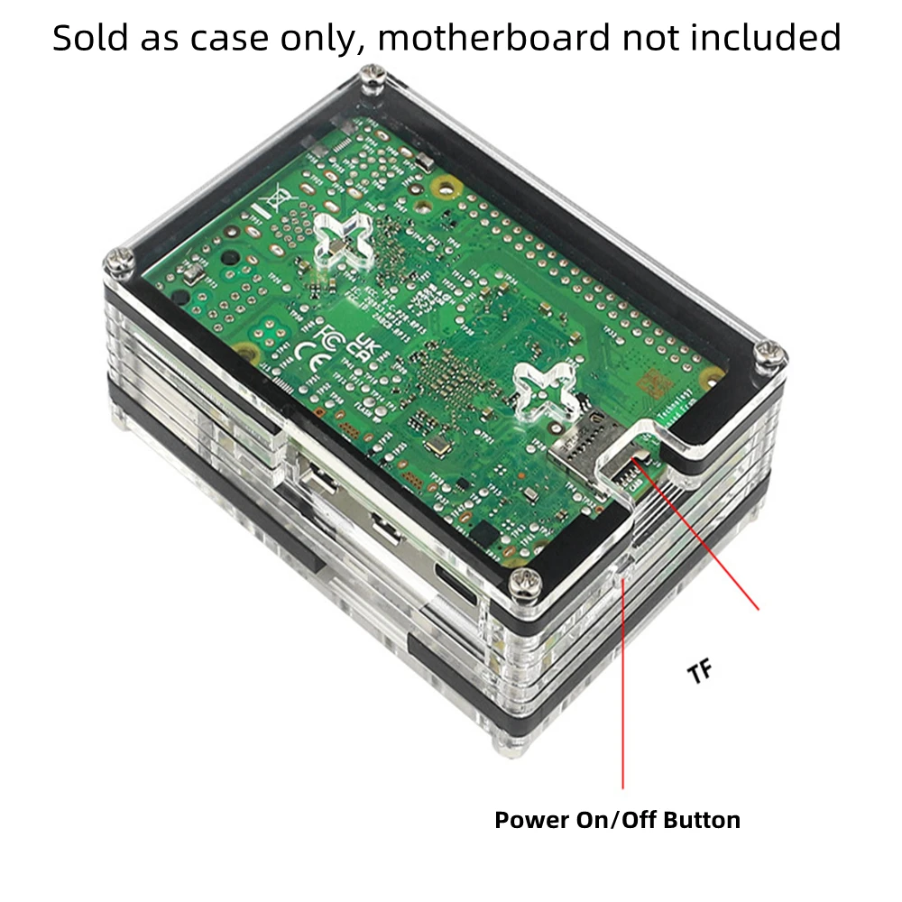 

nine-layer acrylic case for Raspberry pi5 multi-layer protective case