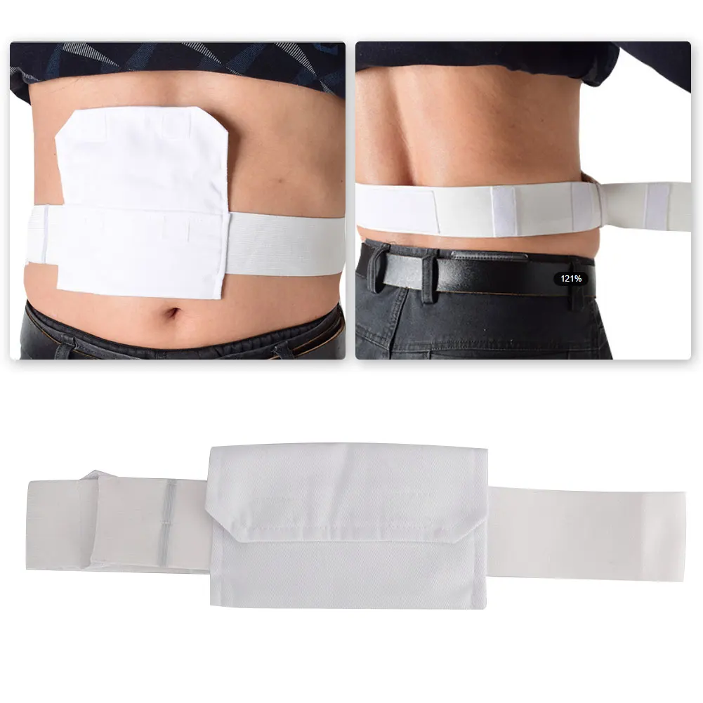 Peritoneal Dialysis Catheter Belt Adjustable Peritoneal Tube Belt Cotton Band Catheter Protector Fixation Device for Patients