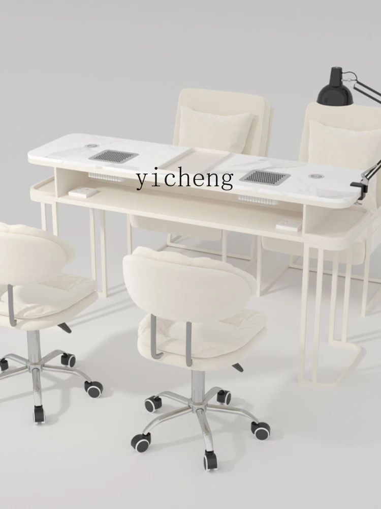 ZC Nail Table and Chair Suit Economical Single Double Multi-Functional Nail Table