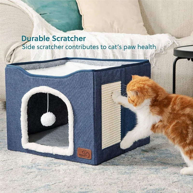 Pet stool, pet nest, indoor foldable storage stool