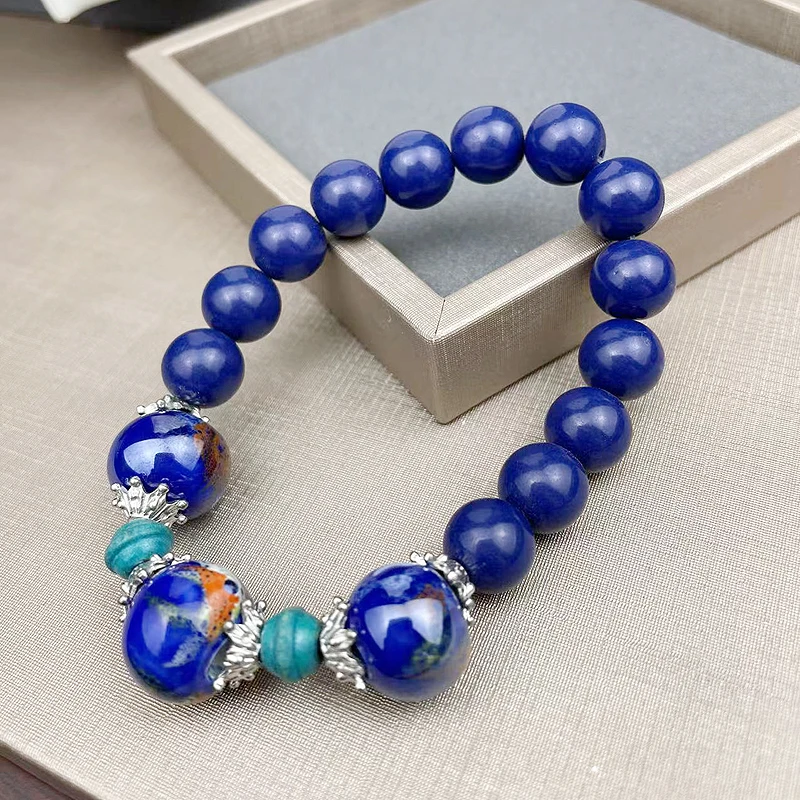 official-website tiki по 1 грн все Blue браслет Vintage Bohemia Beads Honkai Star Rail Porcelain Ceramic Bracelet For Women