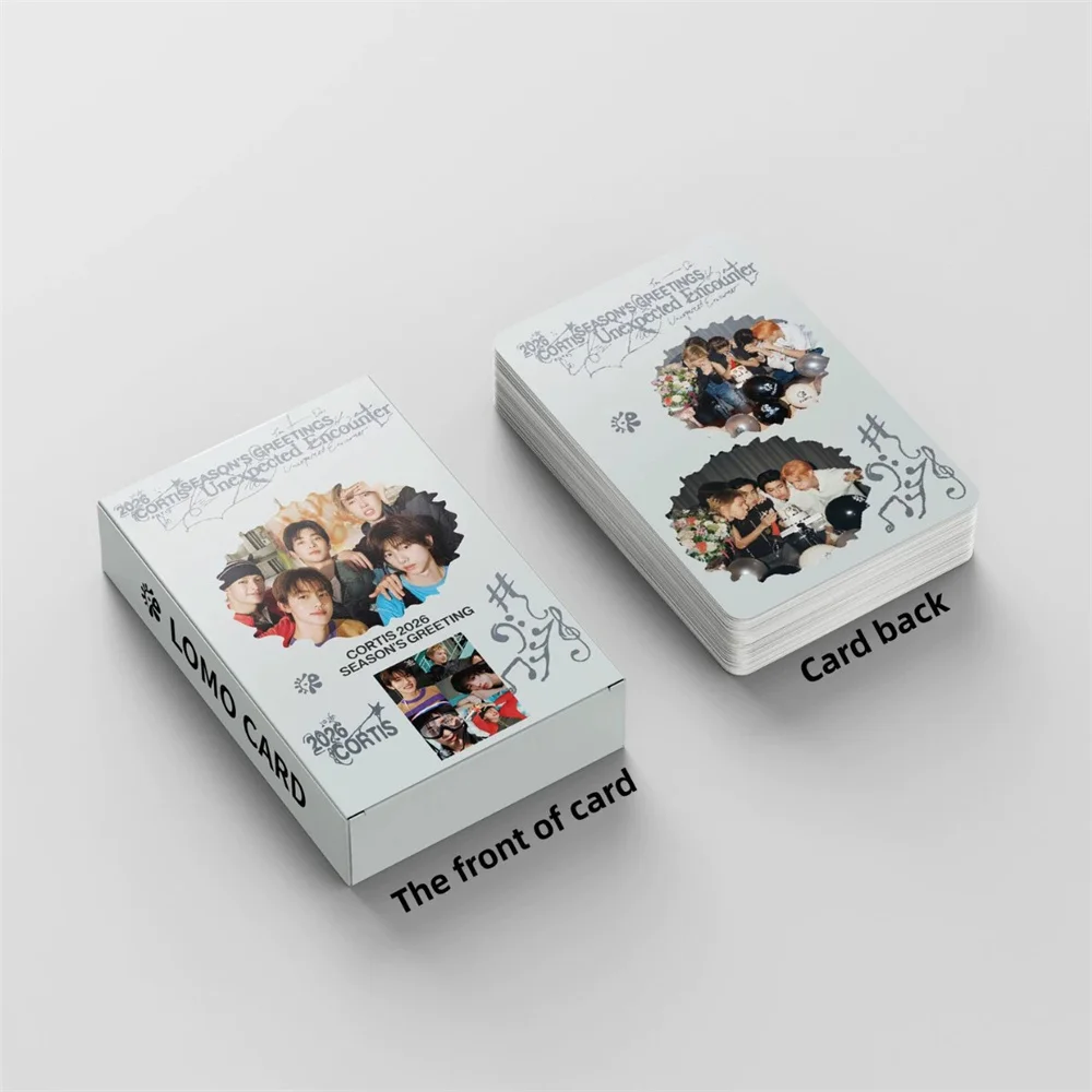 55개/박스 코르티스 예상치 못한 만남 로모 카드 케온호 주훈 성현 2026 시즌 그리팅 포토카드 팬 수집품