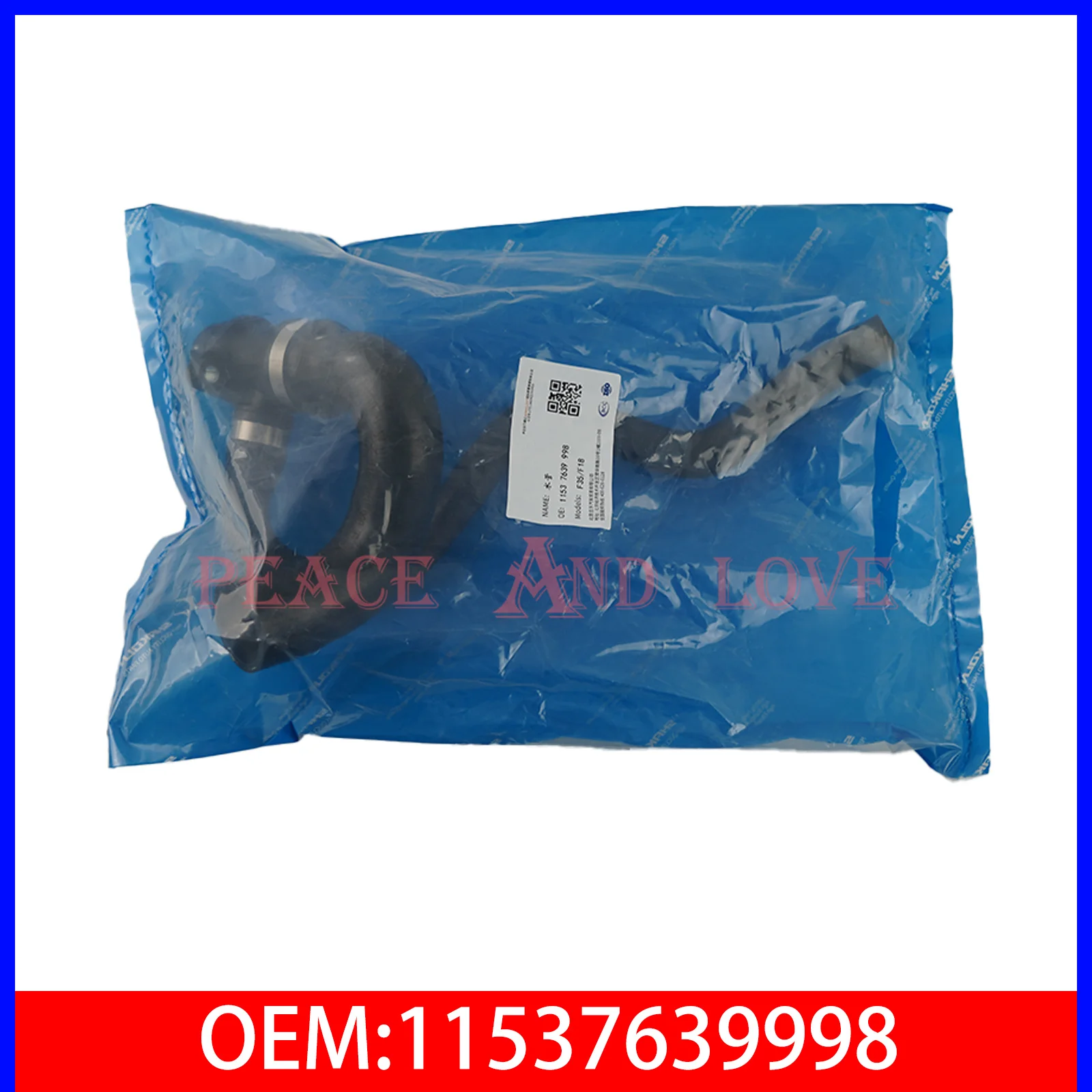 

11537639998 1PCS Cooling Water Hose for BMW F20 F30 F10 X1 X3 Z4 125i 328i 520i N20