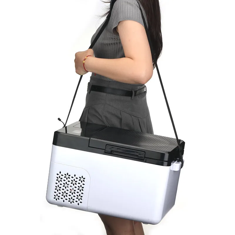 12v-24v/220v Fresh and Frozen Zoning Camping Refrigerator Freezer Car Refrigerator 18liters Mini Juice Refrigerator - view 4