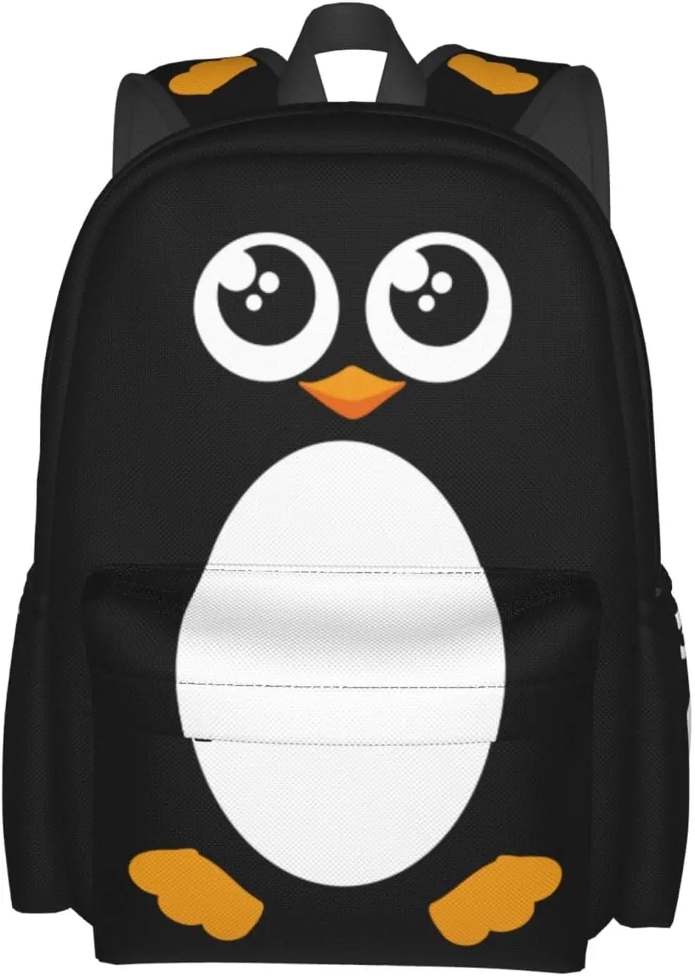 Penguin Backpack School Bag Lightweight Bookbag Laptop Travel Daypack For Kids Girls Boys Teens