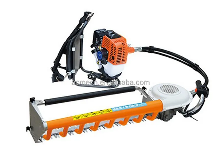 Tea garden use hand hold gasoline harvesting machine for tea leaf pruning