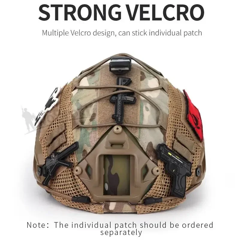 Funda táctica para casco con cordón elástico Airsoft