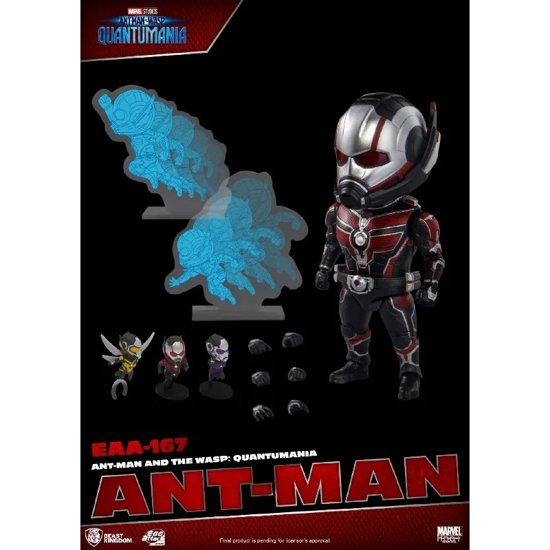 ของเล่นสะสม Beast Kingdom รุ่น Q ฉบับสำเร็จรูป ขยับได้ สมจริง ตุ๊กตาแอนท์แมน ของขวัญเทศกาลสำหรับเด็กผู้ชาย