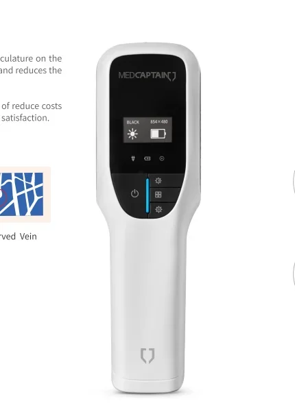 NAVI-60 Original  Medcaptain Infrared Vein Showing System 3D Vein Finder with Color Screen