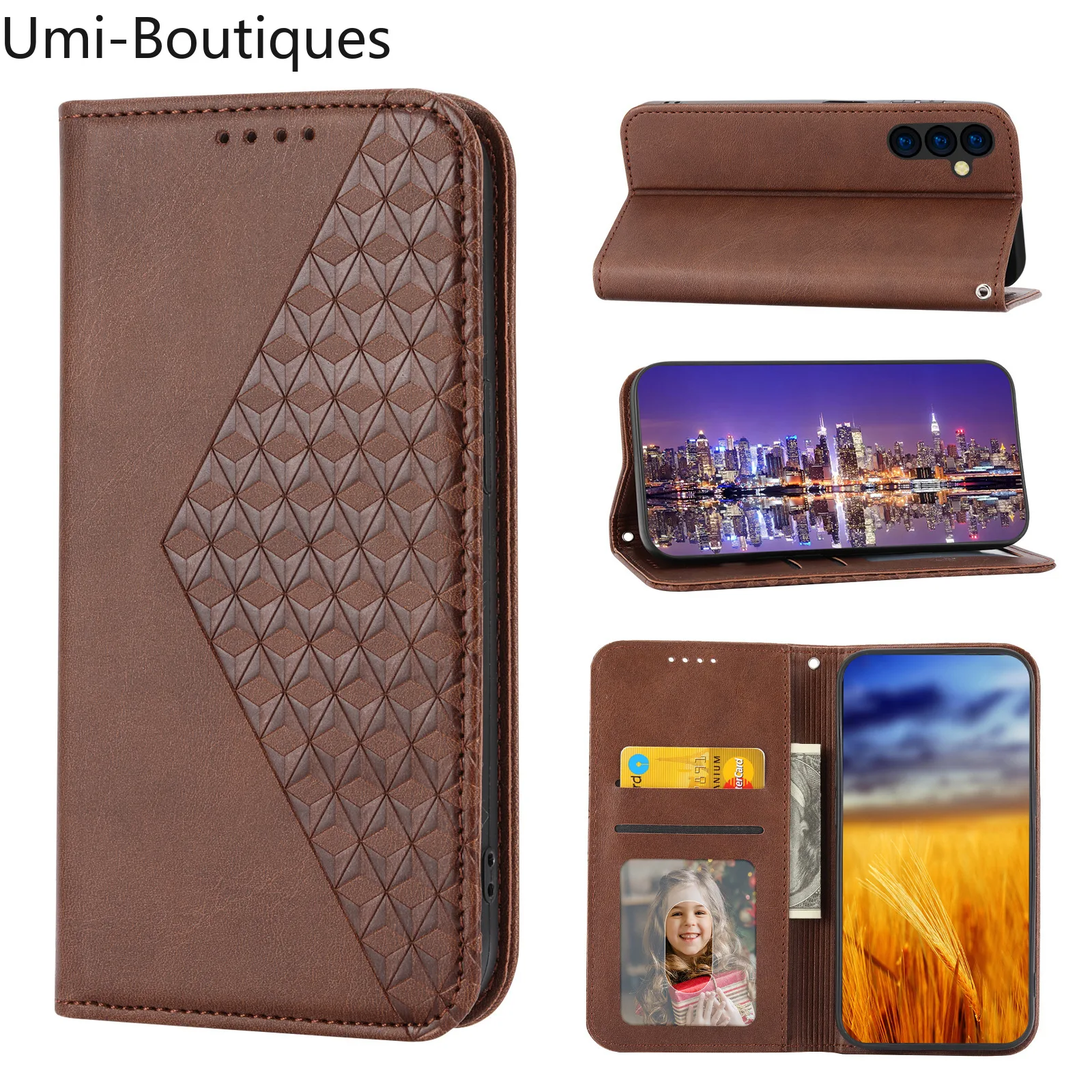 

Чехол-кошелек на запястье для Redmi K70E K70 K60 K50, ультра роскошный кожаный ремешок с двумя слотами для карт, сумка, откидная крышка для книги