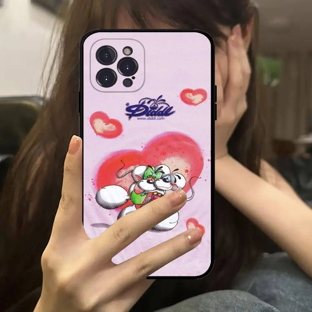 حافظة هاتف كارتون D-Diddl من السيليكون الناعم لهاتف آيفون 17 16 15 14 13 12 11 Pro Mini XS MAX Plus X #5