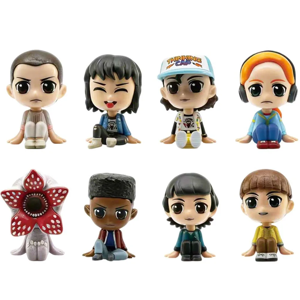 

ST 8-Style Action Figures, Eleven Dustin Demogorgon Character Toys, Desktop Decor & Perfect Gift for Kids & Fans