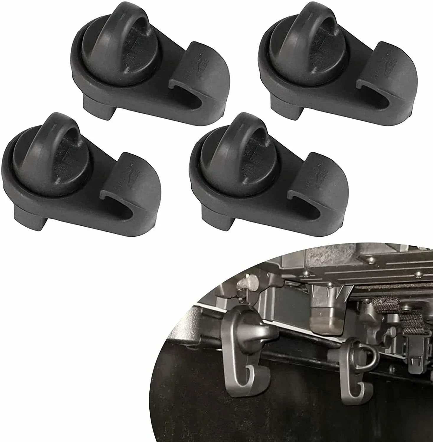 

4 шт., направляющие для заднего грузовика, мини-привязки, крючок, якоря для кровати для Toyota Tacoma Tundra 2005-2025 PT278-00160 PT278-35075