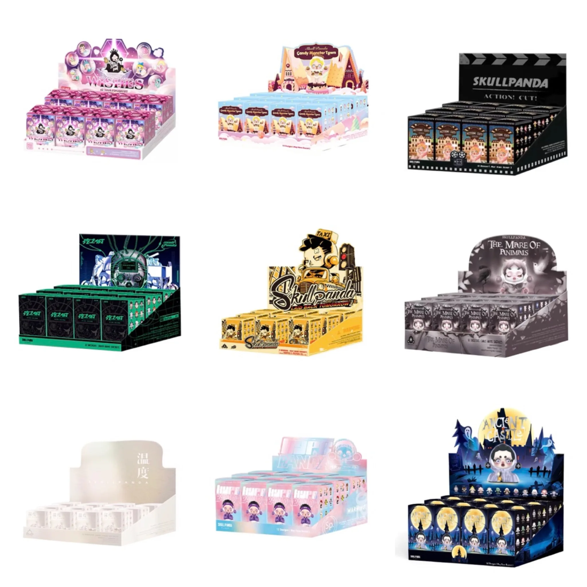 Blind Box Sp 1-10 Generations Milin Castle Candy Monster Town Ordinary Wonderland Bear Meow Craze Collectable Decoration Model