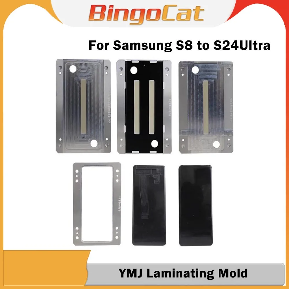 S23 S24 Ultra S918 S928 YMJ Laminating Mold for Samsung S22 + S21 S20 Ultra Curved LCD Glass Oca Alignment Repair Mould