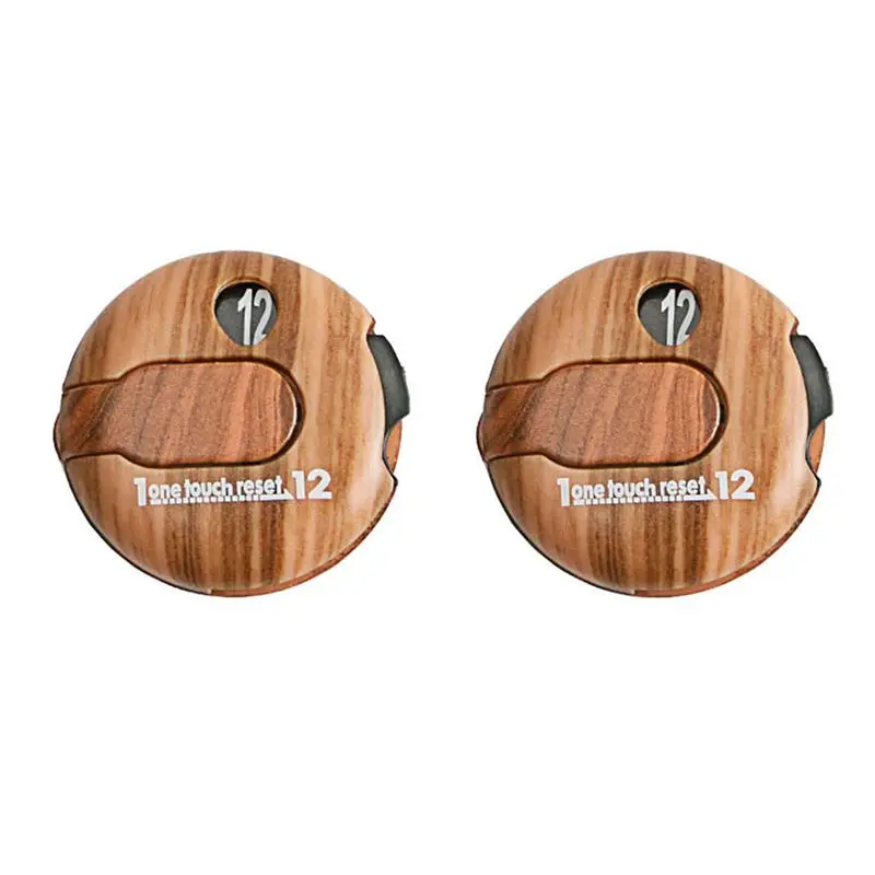 2 PCS Golf Stroke Counter Golf Score Device Scorer Accurate Golf Score Keeping Device For Golfer Gift-A00E