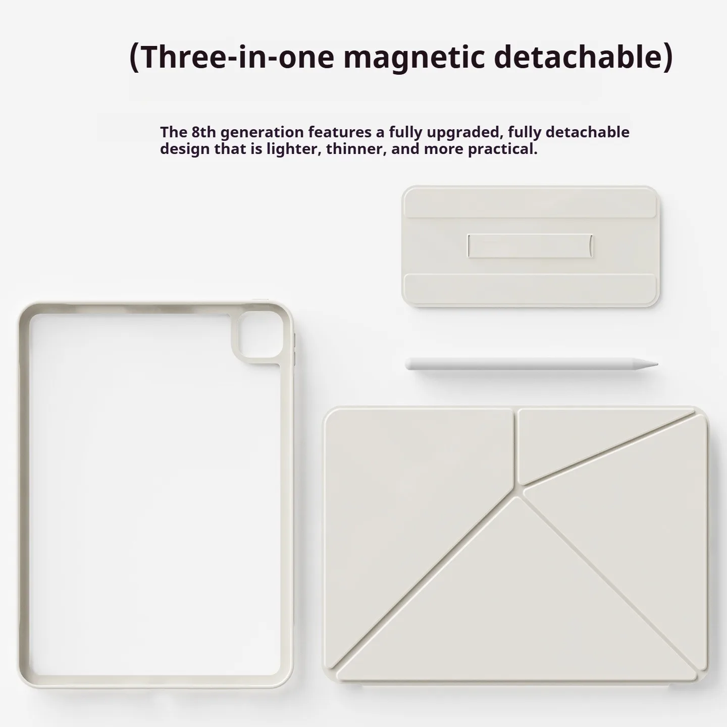 RBP for iPad A16 11th 2025 Air 11 Magnetic Rotating K Bracket iPad Pro 13 12.9 4/5/6th Gen Mini 8.3 A17 Pro Anti-fall Ring Case