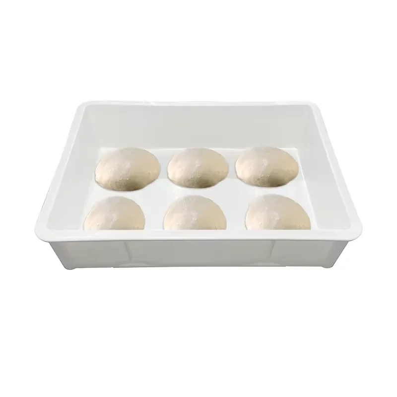 for Stackable Heavy Duty Polypropylene Pizza Dough Tray Storage Container Plastic Proofing Box