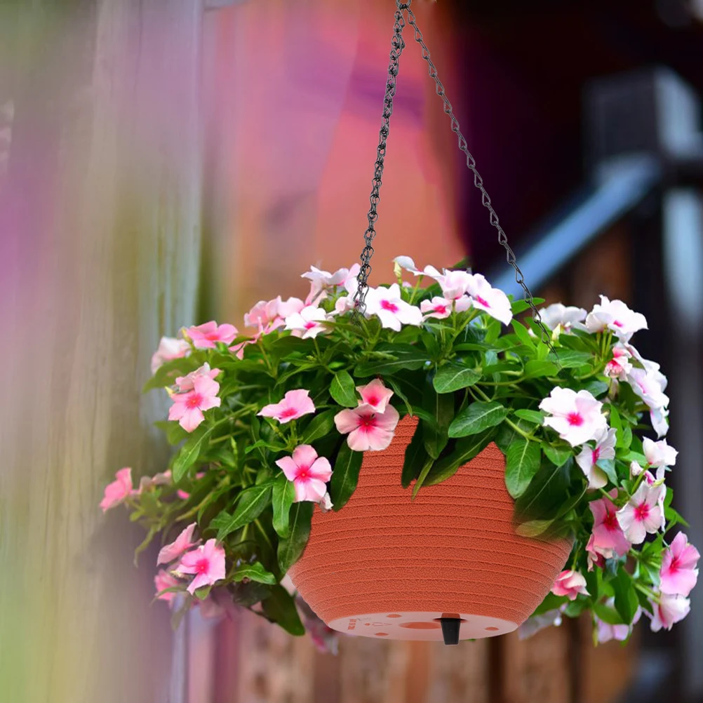 

Self Watering Flower Pot Premium Wall Hanging Planter Basket Large Plant Container For Home Office Garden Decor Balcony Indoor