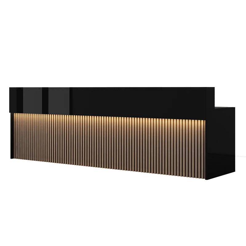px-Restaurant Front Reception Counter Barber Business Modern Reception Desks Beauty Salon Mostrador Recepcion Office Furniture