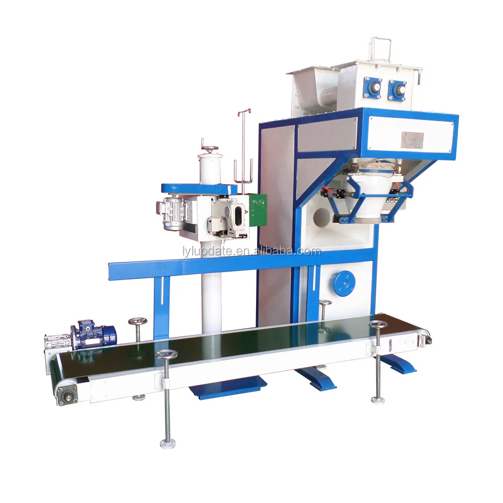 Hot Sale 50kg Wheat Bag Packing Machine Weighing Filling for Seeds/snack/fertilizer/feeds 50kg Animal Feed Packing Machine