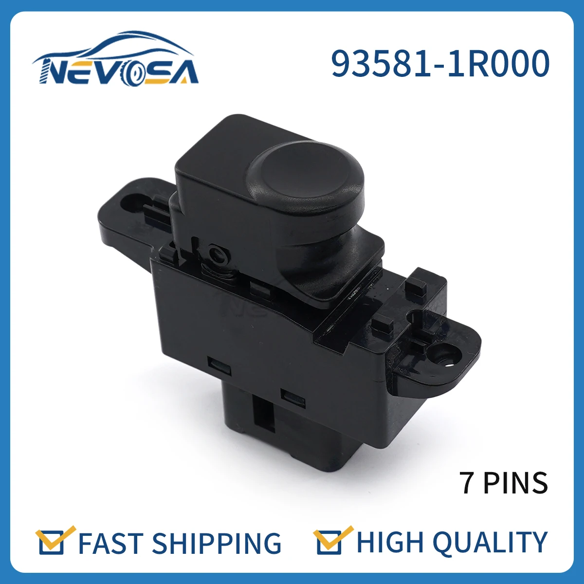 

Nevosa 93581-1R000 Rear Left Right Power Passenger Single Door Window Switch For Hyundai Accent 2013-2017 935811R000 93580-1R001