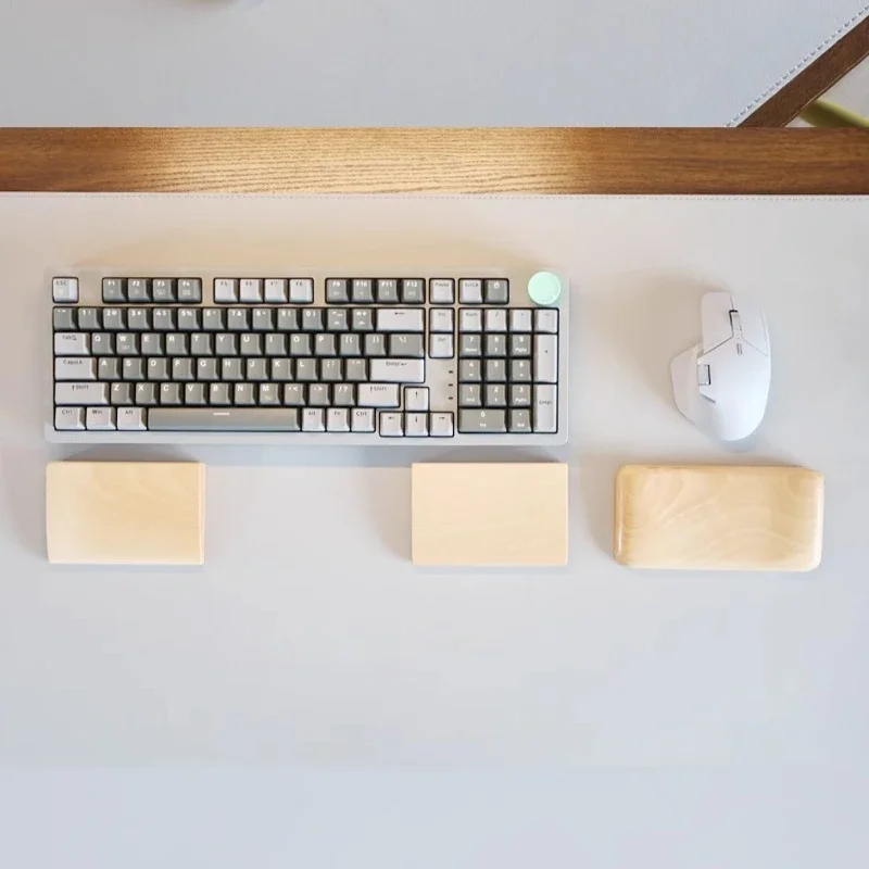 MiFuny 65% 75% Split Keyboard Hand Rest Custom Single Palm Pad Ergonomic Wrist Rest for Gasket Mechanical Keyboards Accessories
