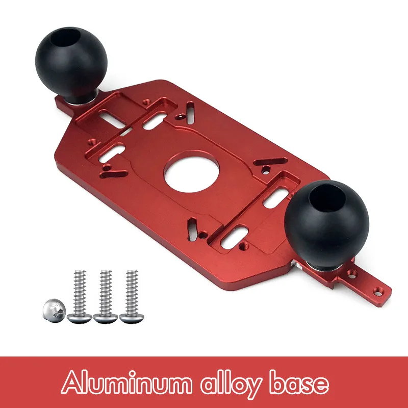 Woodworking multifunctional base Trimming, milling, round slotting Woodworking three-in-one aluminum alloy multifunctional base